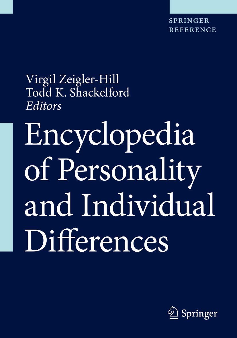 Encyclopedia of Personality and Individual Differences - Arythmos Ena