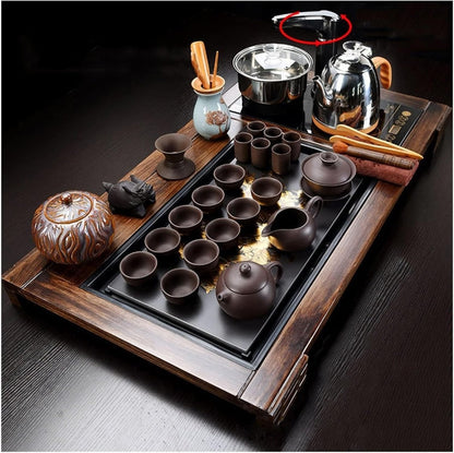 Tea Serving Tray Chinese Culture3 - Arythmos Ena