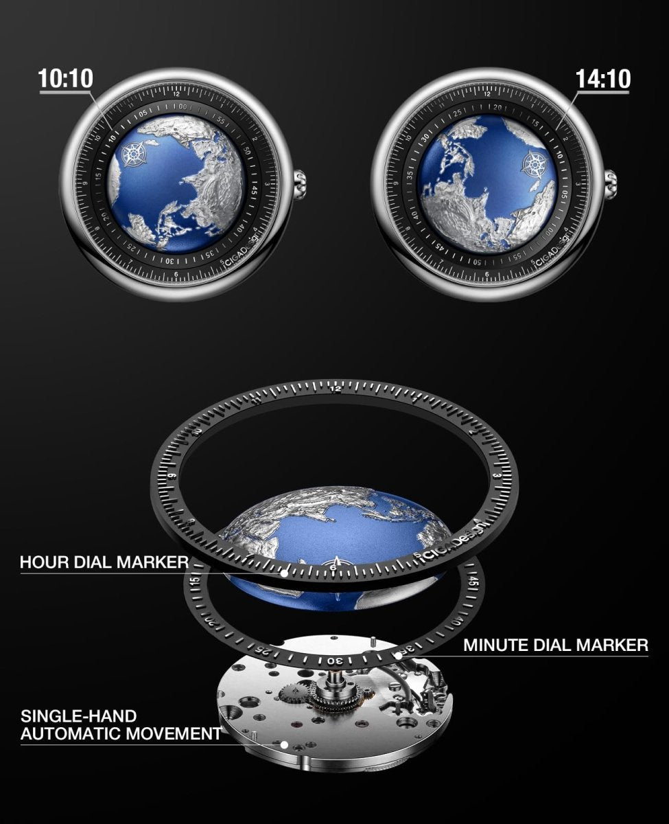 CIGA Watch - Design Mechanical Automatic - Arythmos Ena