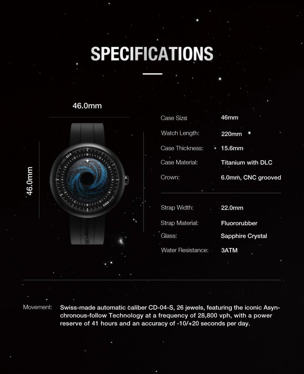 CIGA Watch - Design Mechanical Automatic - Arythmos Ena