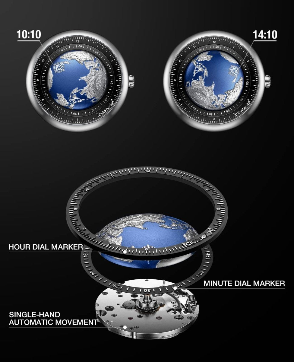 CIGA Watch - Design Mechanical Automatic - Arythmos Ena