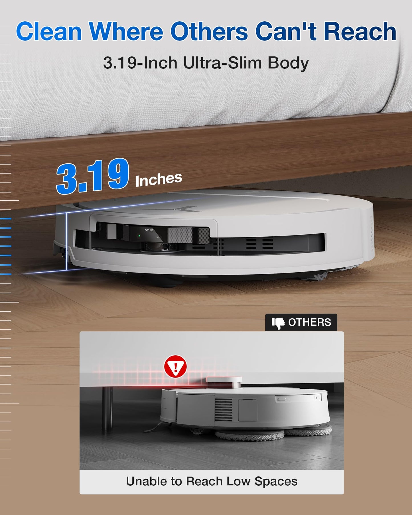 ECOVACS DEEBOT X8 PRO OMNI Robot Vacuum and Mop, 18000Pa, OZMO ROLLER Instant Self - Washing Mopping, 40 - 75℃ Hot Water