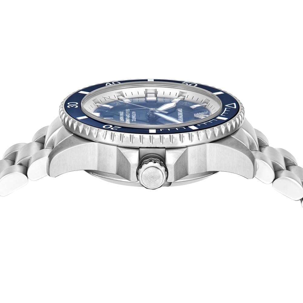 Emporio Armani Men's Analog Automatic Watch with Stainless Steel Strap – collection_name