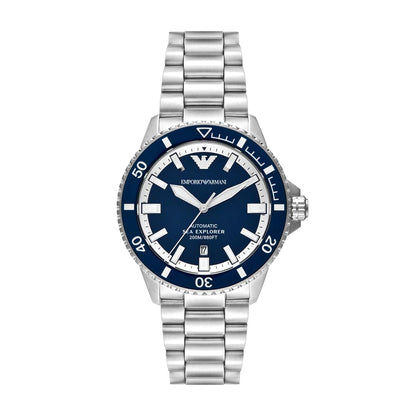 Emporio Armani Men's Analog Automatic Watch with Stainless Steel Strap – collection_name