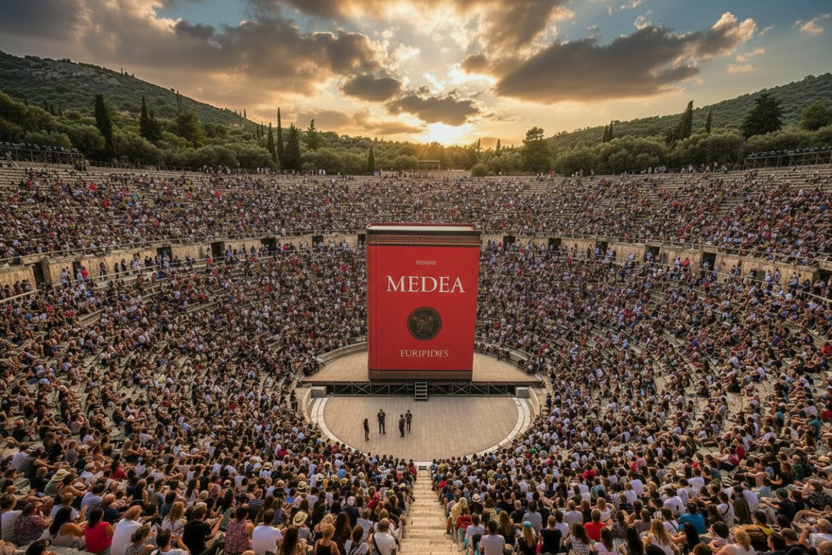 Euripides: Medea in Ancient Theater of Epidavrus
