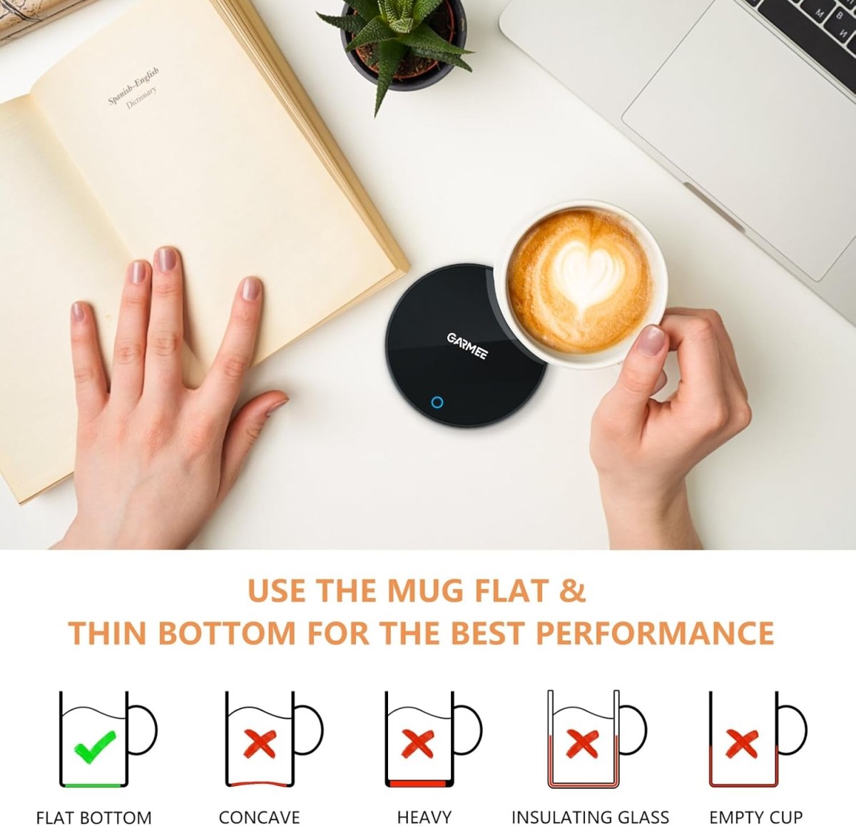 Mug Warmer for Coffee and Tea - Arythmos Ena