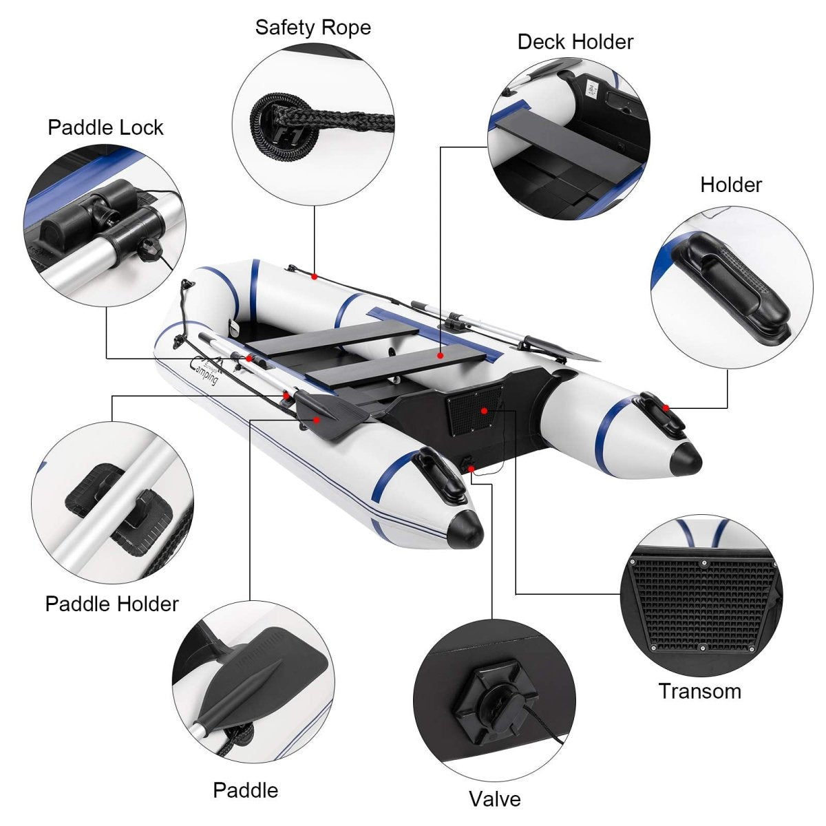 Inflatable Boat for Adults to Enjoy the Summer - Arythmos Ena