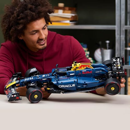 LEGO Technic Oracle Red Bull Racing RB20 F1 Car Model Kit - Collectible Formula 1 Building Set with 1:8 Scale
