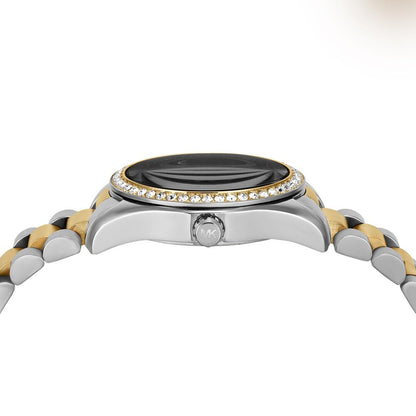 Michael Kors Lexington Watch for Women, Quartz Chronograph Movement with Stainless Steel Strap