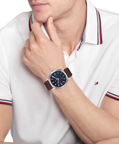 Tommy Hilfiger Three Hand Quartz Movement Watch for Men
