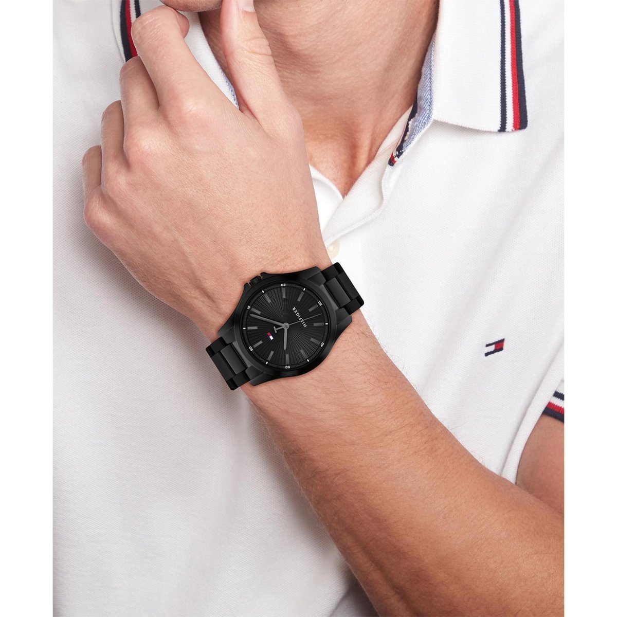 Tommy Hilfiger Three Hand Quartz Movement Watch for Men