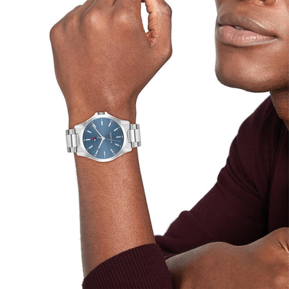 Tommy Hilfiger Three Hand Quartz Movement Watch for Men
