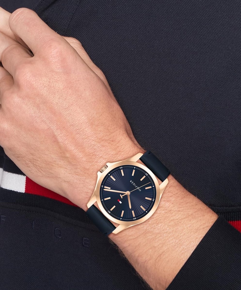 Tommy Hilfiger Three Hand Quartz Movement Watch for Men