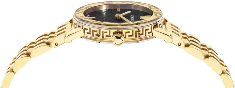 VERSACE Watch Gold Greca Glass for Ladies - Arythmos Ena