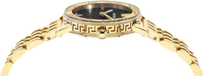 VERSACE Watch Gold Greca Glass for Ladies - Arythmos Ena