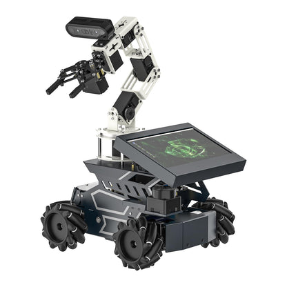 Yahboom ROS2 Robotic Arm & Car Kit, AI Intelligent Mobile Aluminum Alloy – #collection_name# – Luxury Collection